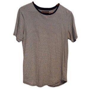 Pacsun Black and White Striped T-Shirt Women's Small